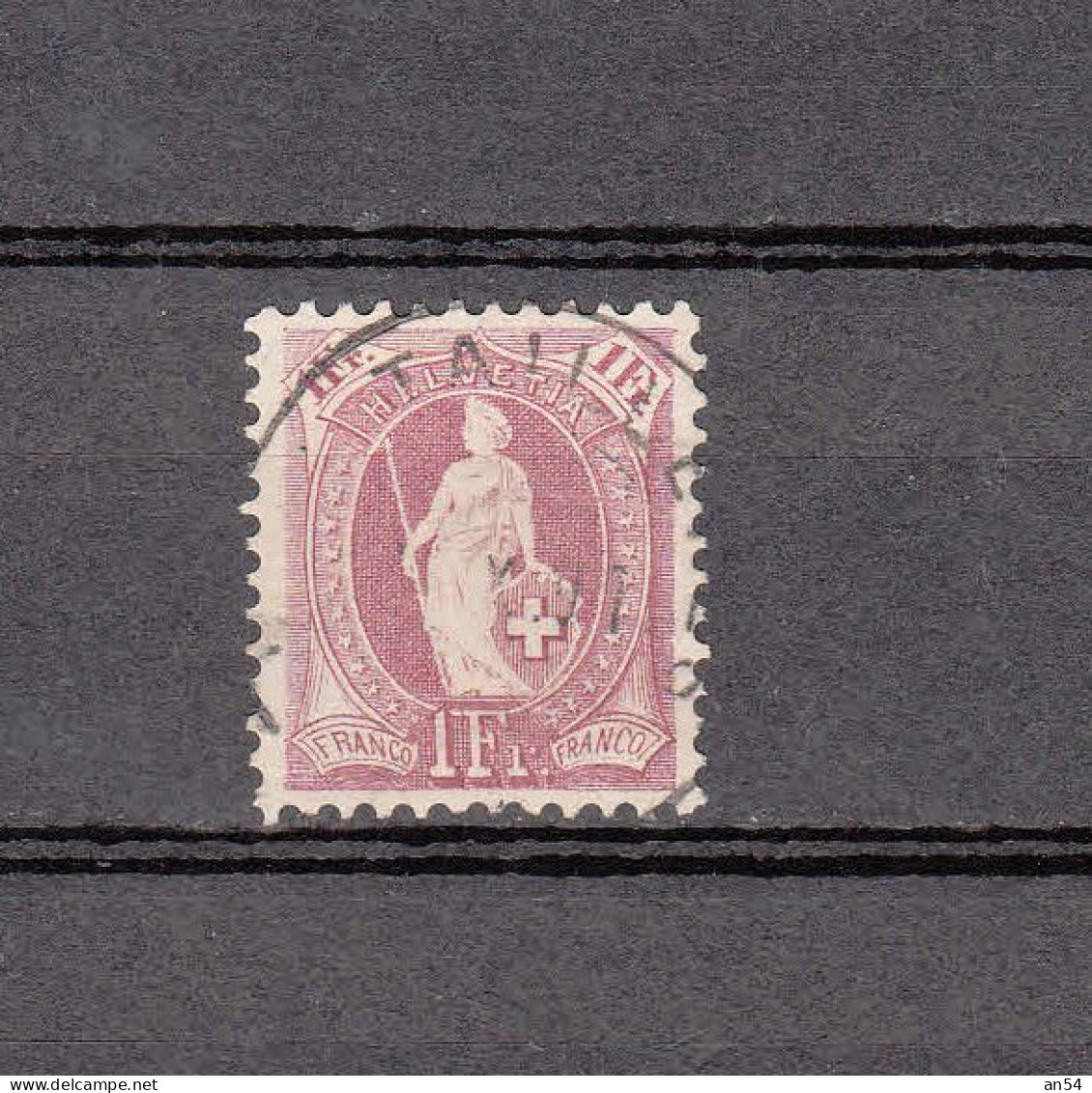 1901 N°71E  OBLITERE      COTE 460.00 + ATTESTATION       CATALOGUE SBK - Used Stamps