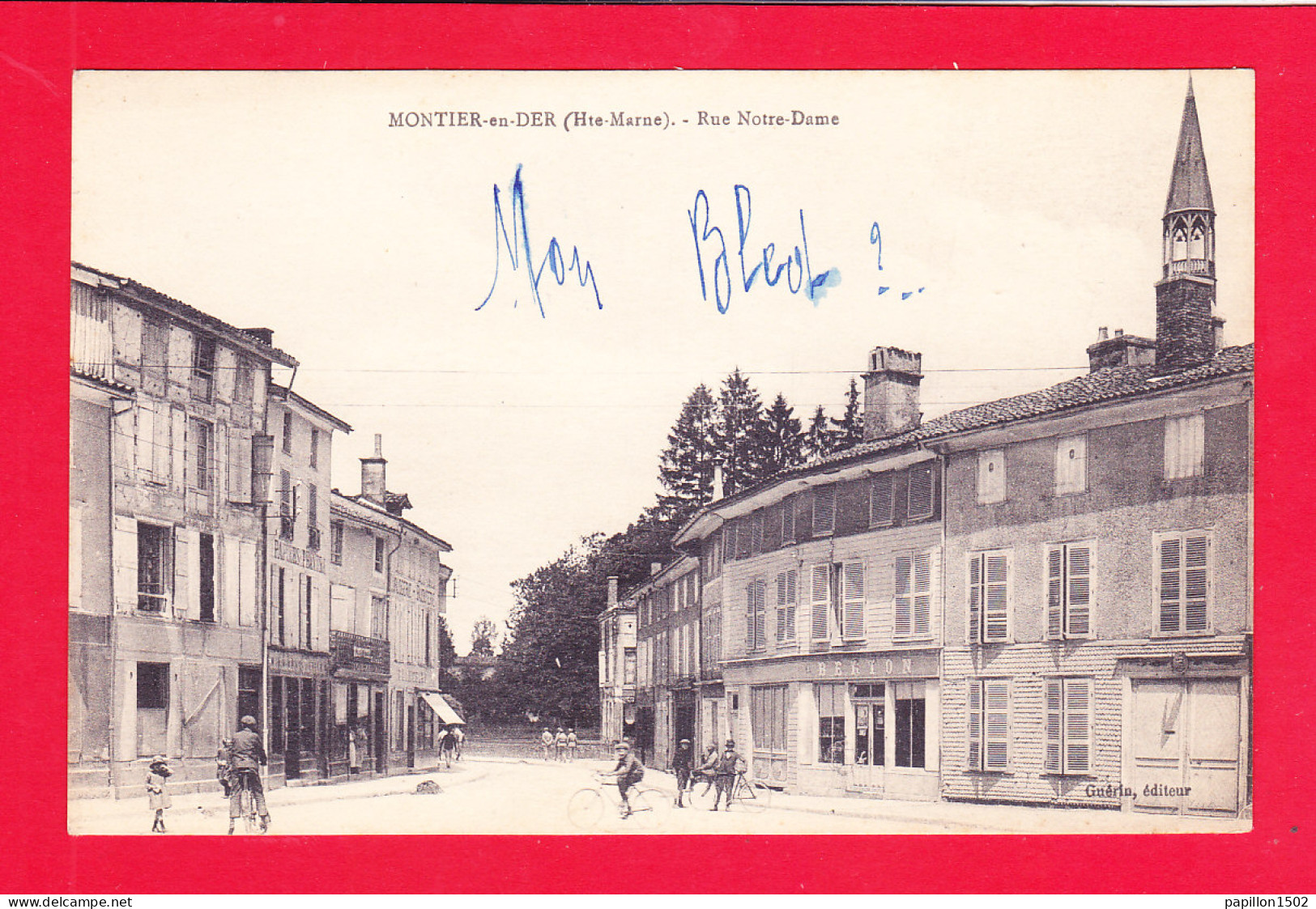 F-52-Montier En Der-03Ph107  La Rue Notre Dame, Petite Animation, Cpa BE - Montier-en-Der