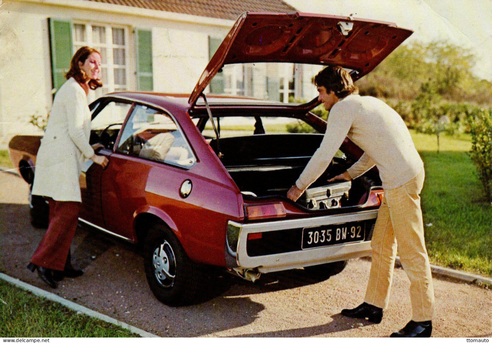 Renault 15TS - Publicité D'epoque 1972 -  CPM - Toerisme