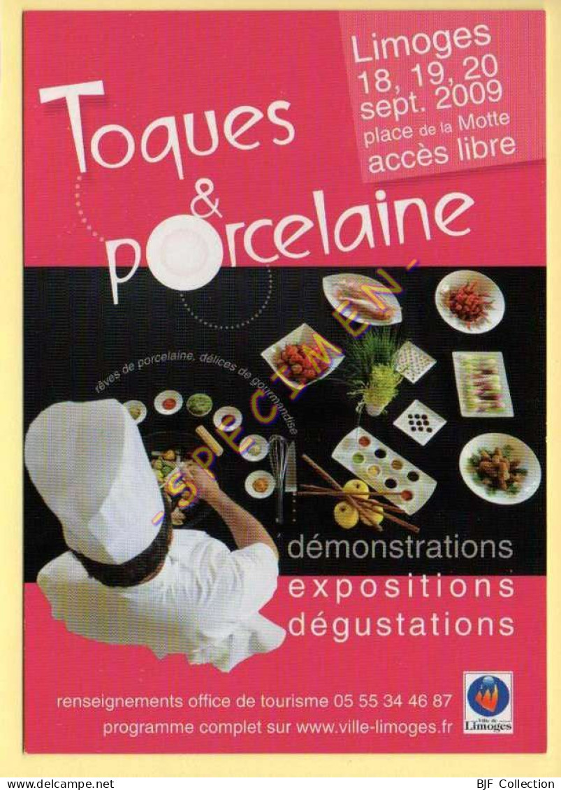 TOQUES ET PORCELAINE – Limoges - Publicité