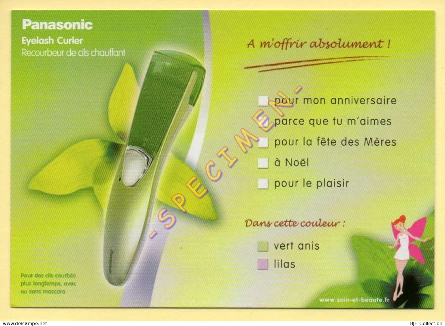 PANASONIC – Eyelash Curler – Recourbeur De Cils Chauffant – Mode/Fashion - Reclame