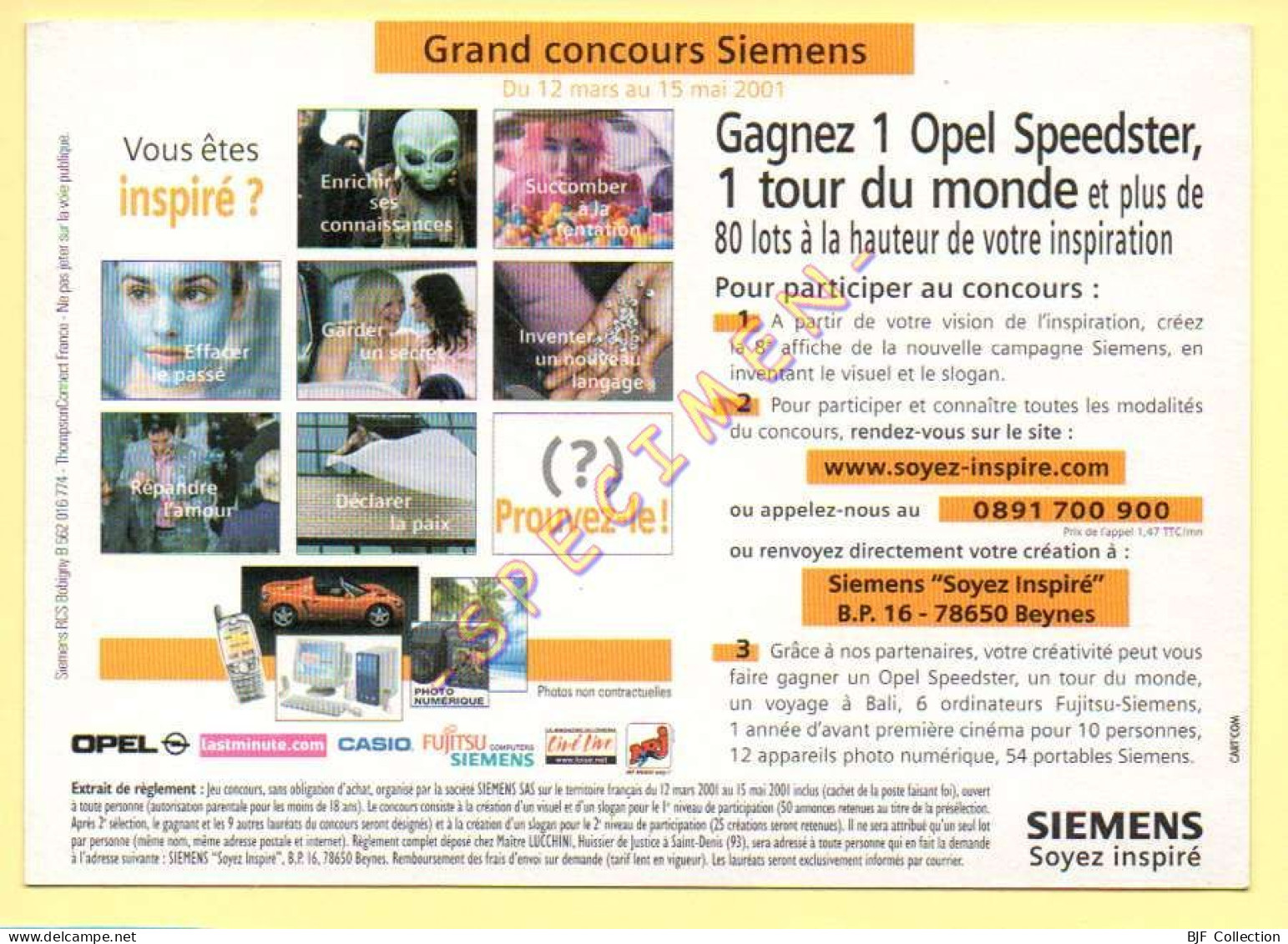 SIEMENS -Soyez Inspiré – Internet/Téléphonie - Publicité