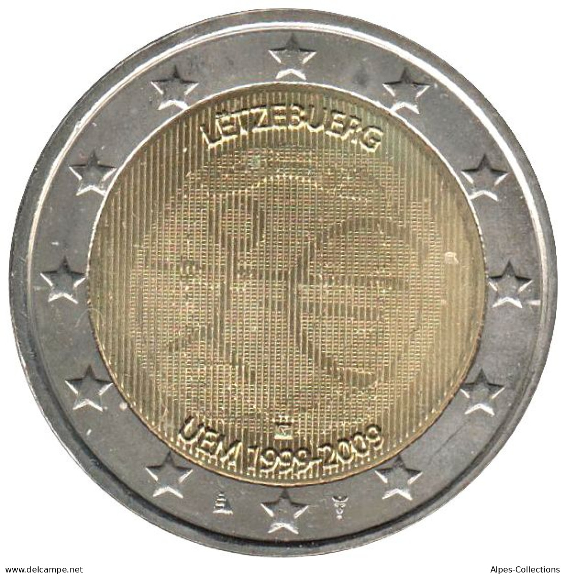 LU20009.1 - LUXEMBOURG - 2 Euros Commémo. 10 Ans De L'UEM - 2009 - Lussemburgo