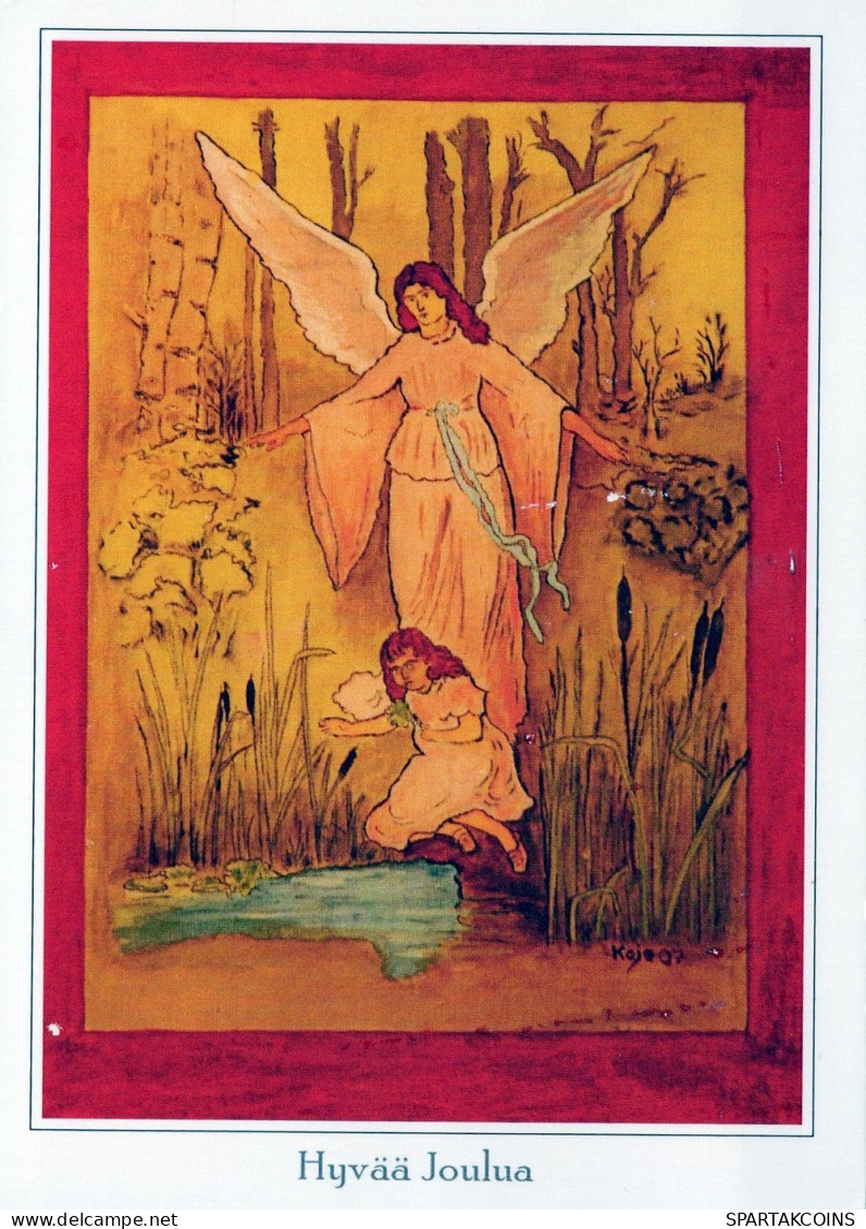 ANGELO Buon Anno Natale Vintage Cartolina CPSM #PAH520.A - Angels