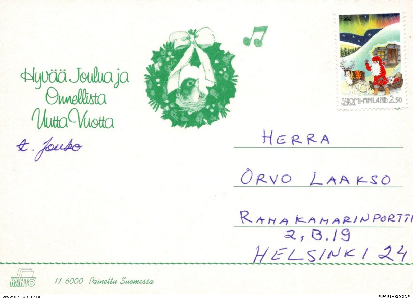 ANGEL CHRISTMAS Holidays Vintage Postcard CPSM #PAH498.A - Engelen