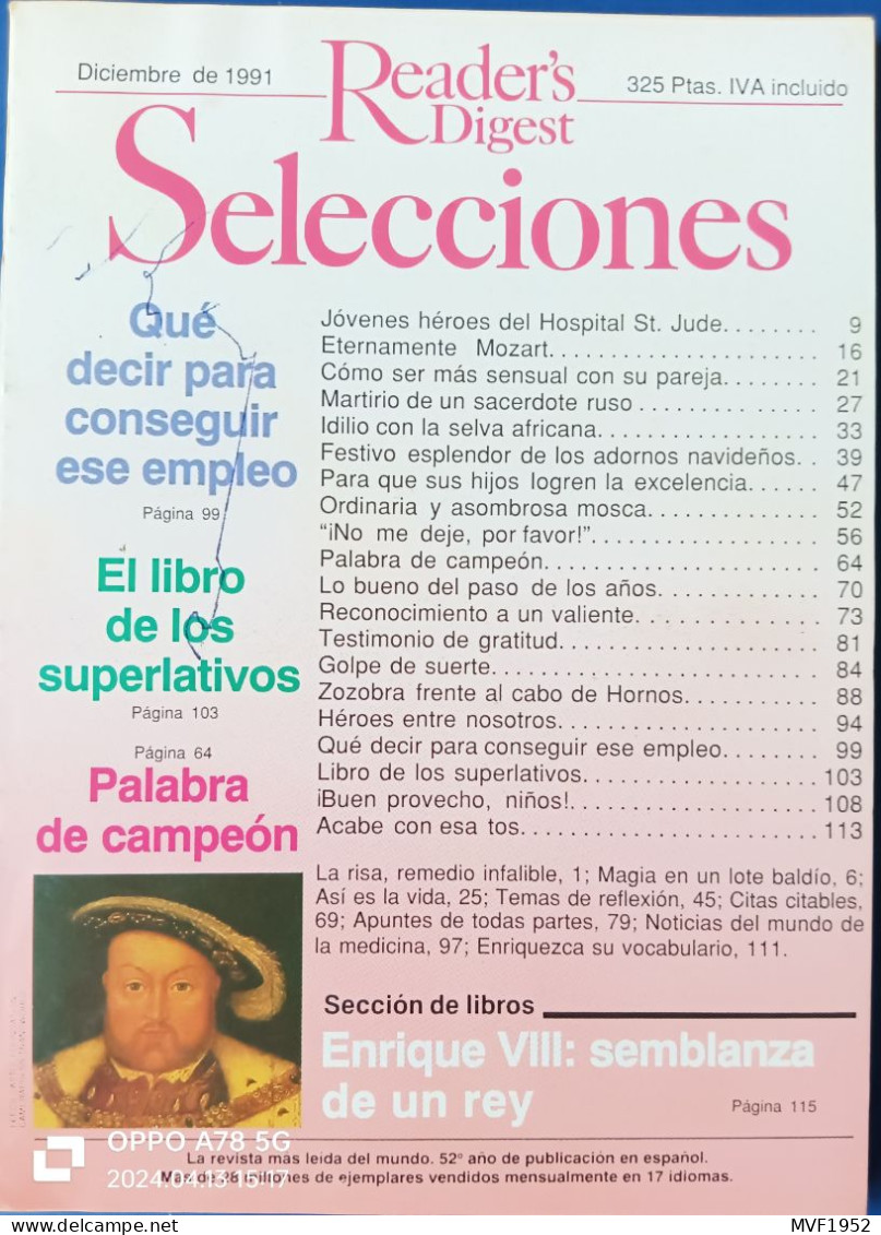 Revista Selecciones Reader's Digest - [4] Themes