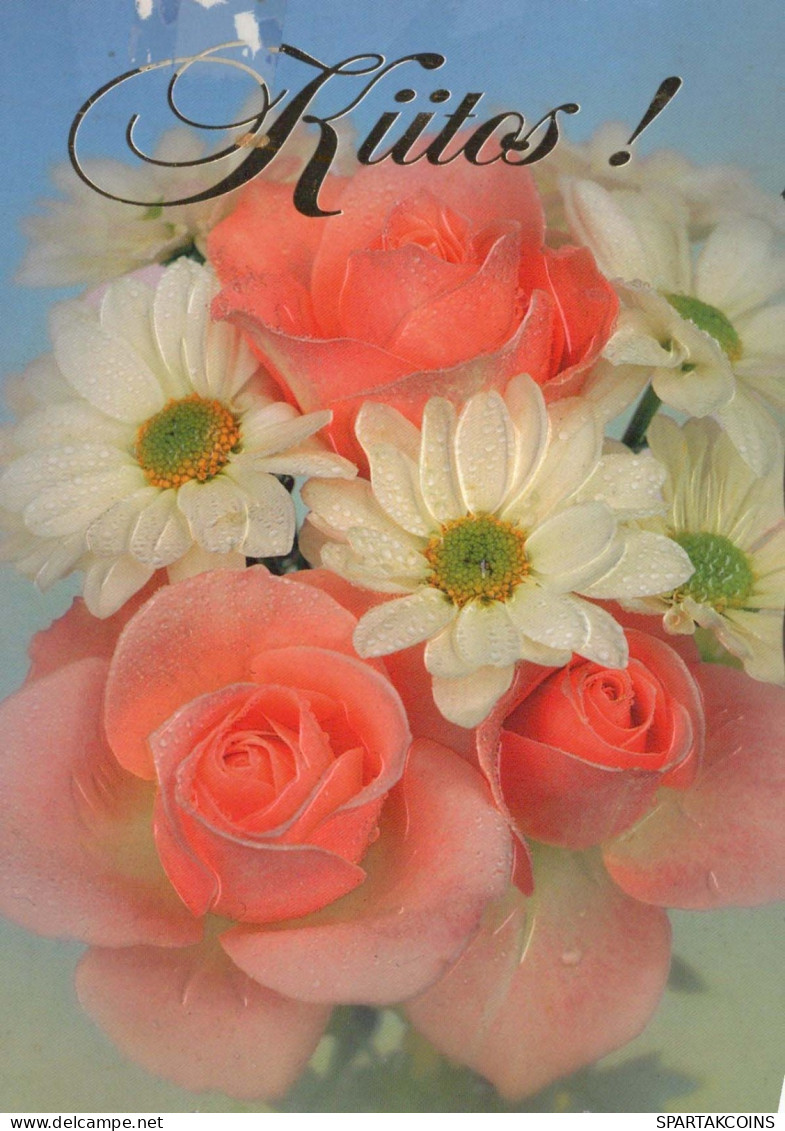 FLOWERS Vintage Ansichtskarte Postkarte CPSM #PBZ358.A - Fleurs