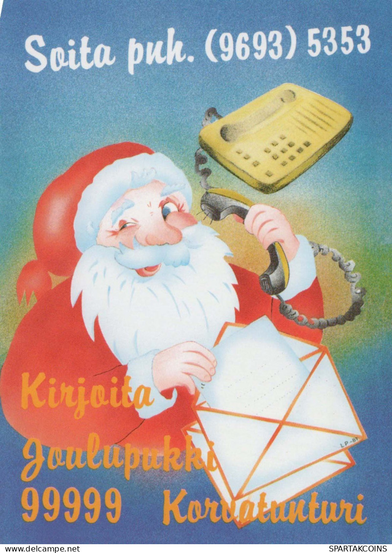 BABBO NATALE Buon Anno Natale Vintage Cartolina CPSM #PAU543.A - Santa Claus