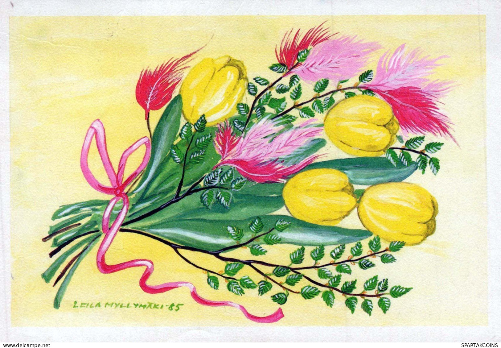 FIORI Vintage Cartolina CPSM #PAR060.A - Flowers