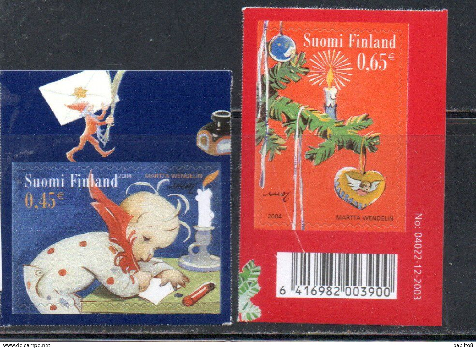 SUOMI FINLAND FINLANDIA FINLANDE 2004 CHRISTMAS NATALE NOEL WEIHNACHTEN NAVIDAD COMPLETE SET SERIE COMPLETA MNH - Ongebruikt