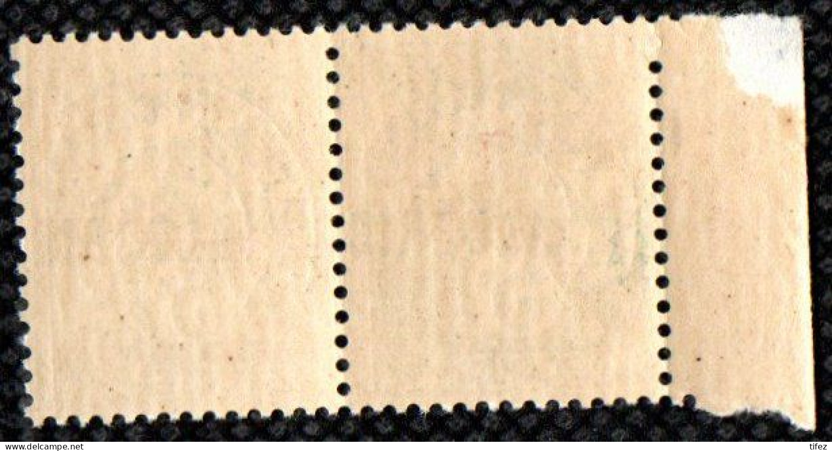 Timbre Pré-oblitéré - Année 1926 - N°02 Neuf**/MNH : Paire (Surcharge Décalée) Variété Rare - Nuevos