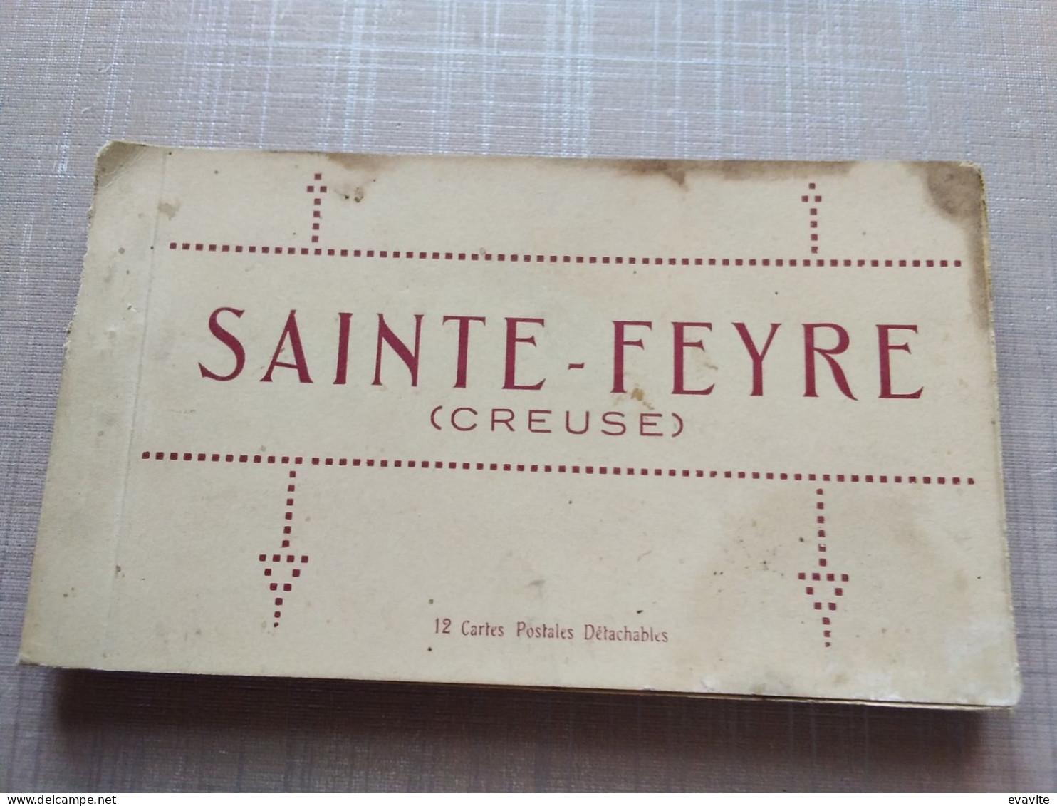 (23)  Carnet -     Creuse  -  SAINTE-FEYRE - Other & Unclassified