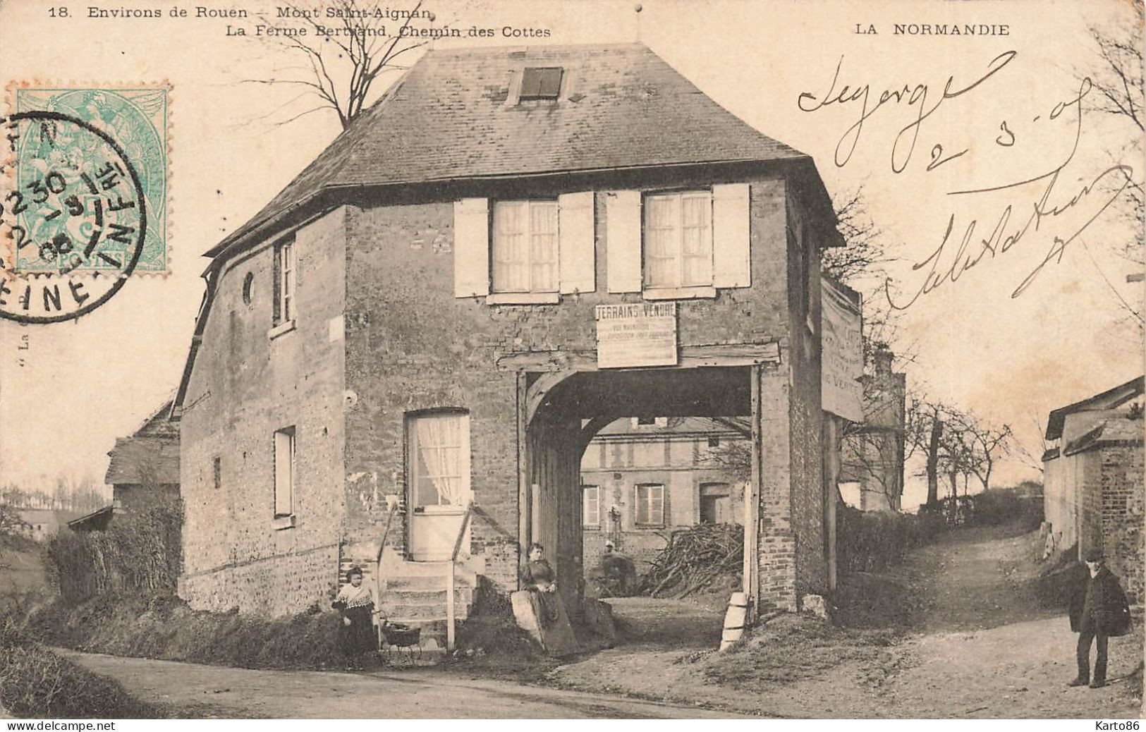 Mont St Aignan * Environs De Rouen * La Ferme Bertrand , Chemin Des Cottes - Mont Saint Aignan