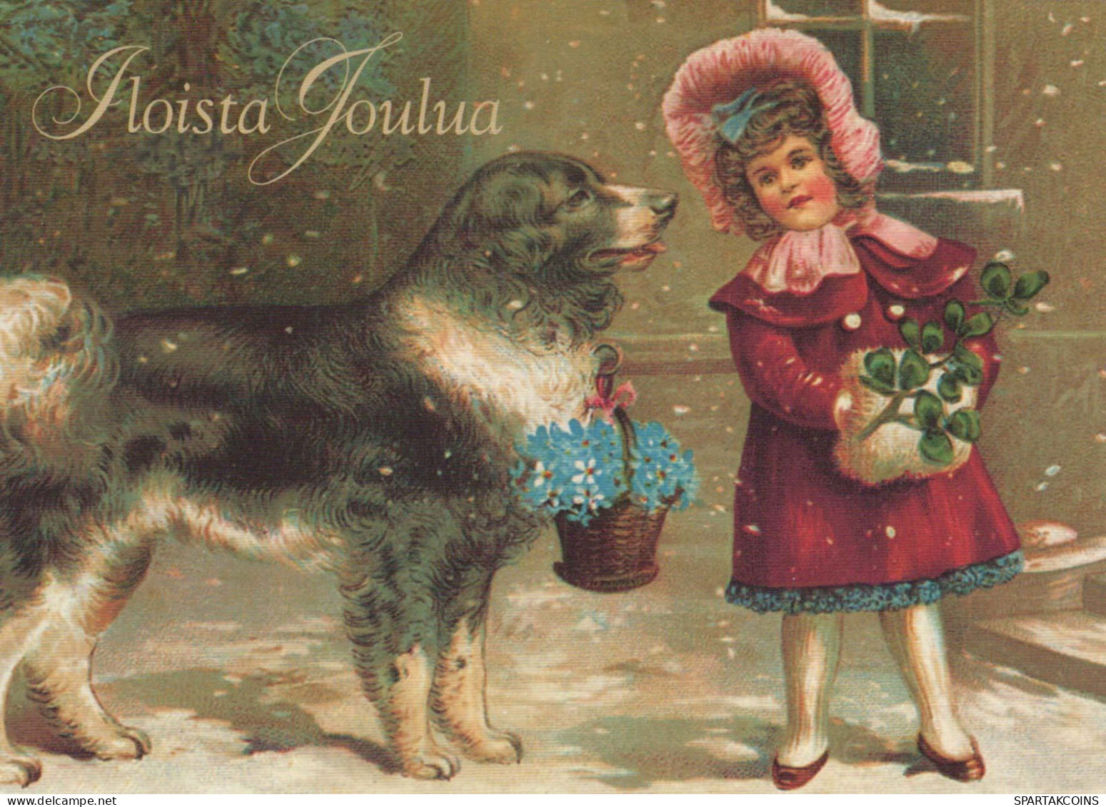 HUND Tier Vintage Ansichtskarte Postkarte CPSM #PBQ642.A - Dogs