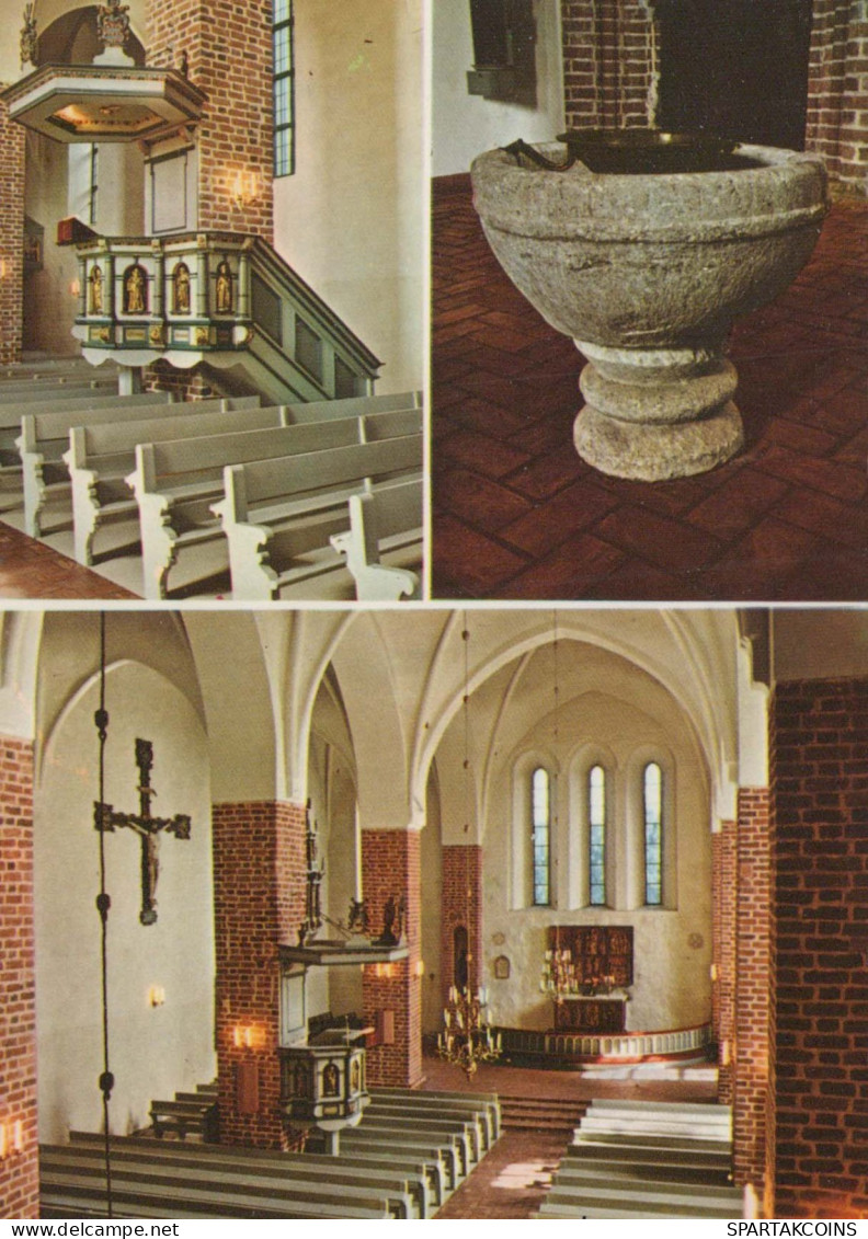 IGLESIA Cristianismo Religión Vintage Tarjeta Postal CPSM #PBQ224.A - Churches & Convents