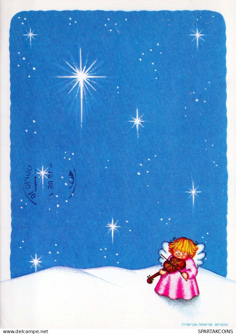 ANGEL Christmas Vintage Postcard CPSM #PBP272.A - Anges