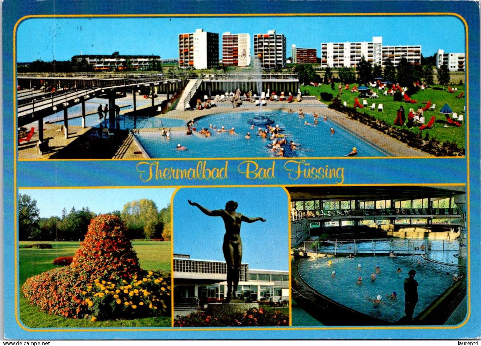 17-4-2024 (2 Z 20) Germany - Thermabad Bad Füssing (posted To France 1993) - Bad Fuessing