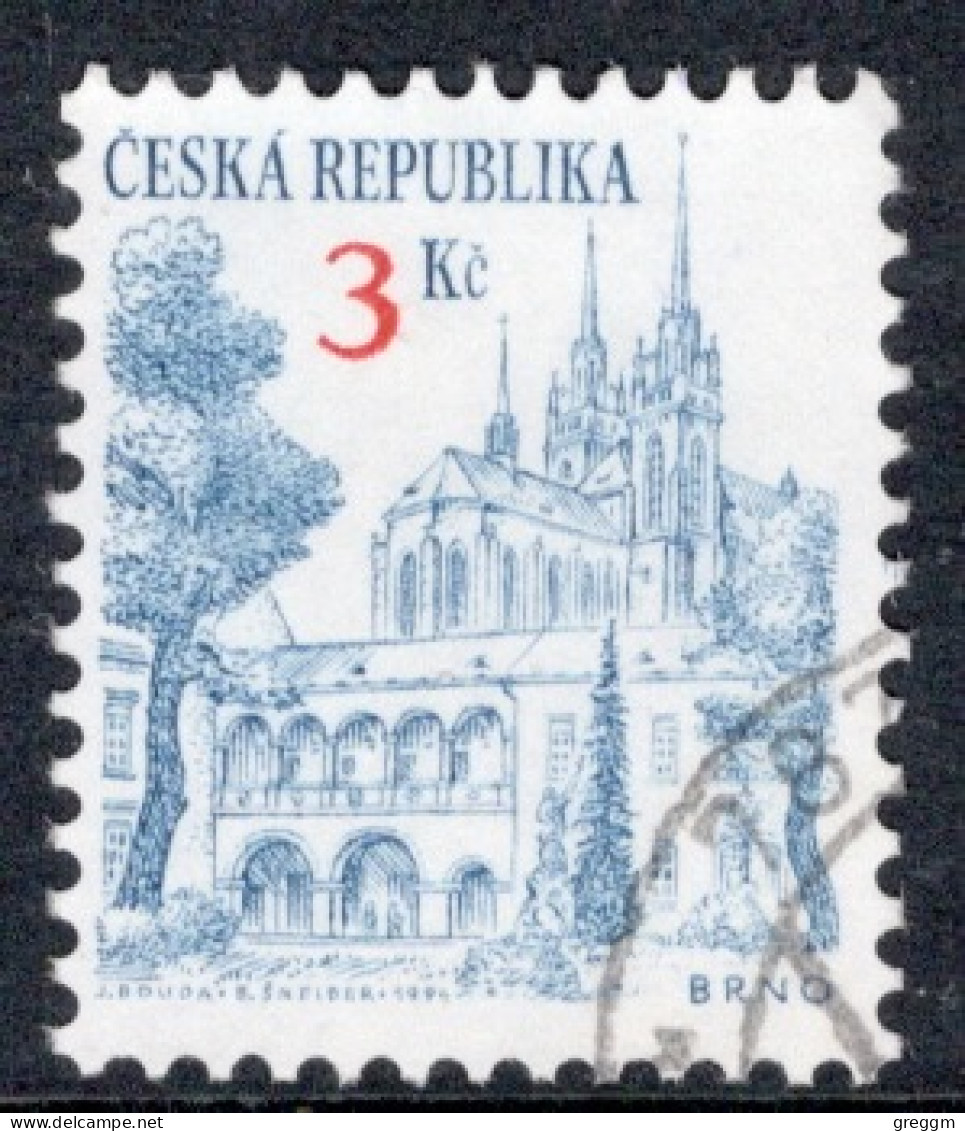 Czech Republic 1993 Single Stamp To Celebrate Definitive Issues In Fine Used - Usados