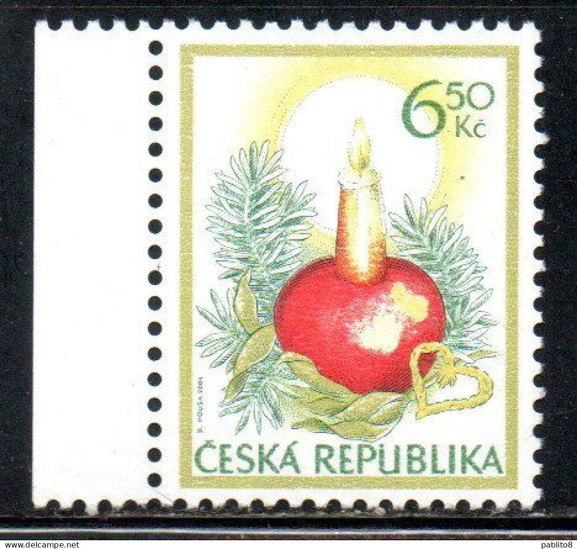 CZECH REPUBLIC CECA REPUBBLICA CZECHOSLOVAKIA 2004 CHRISTMAS NATALE NOEL WEIHNACHTEN NAVIDAD 6.50k MNH - Neufs