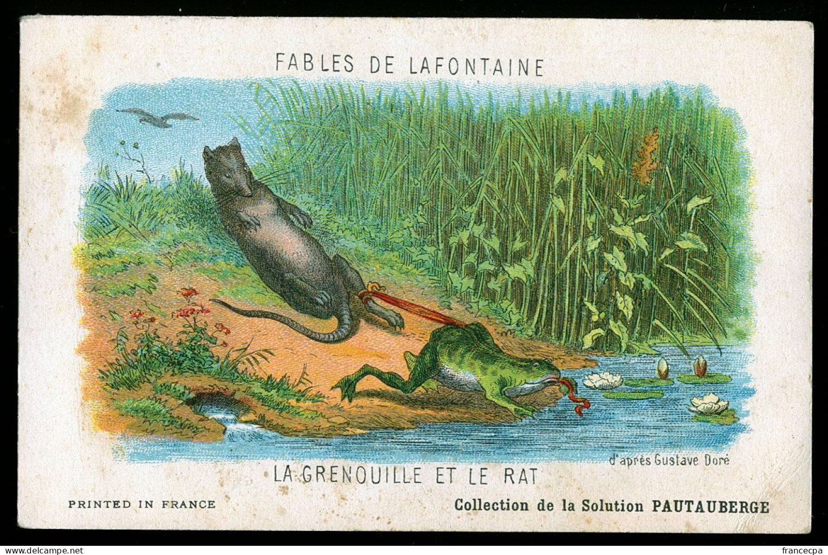 14414 - FABLES DE LA FONTAINE - LA GRENOUILLE ET LE RAT - Vertellingen, Fabels & Legenden