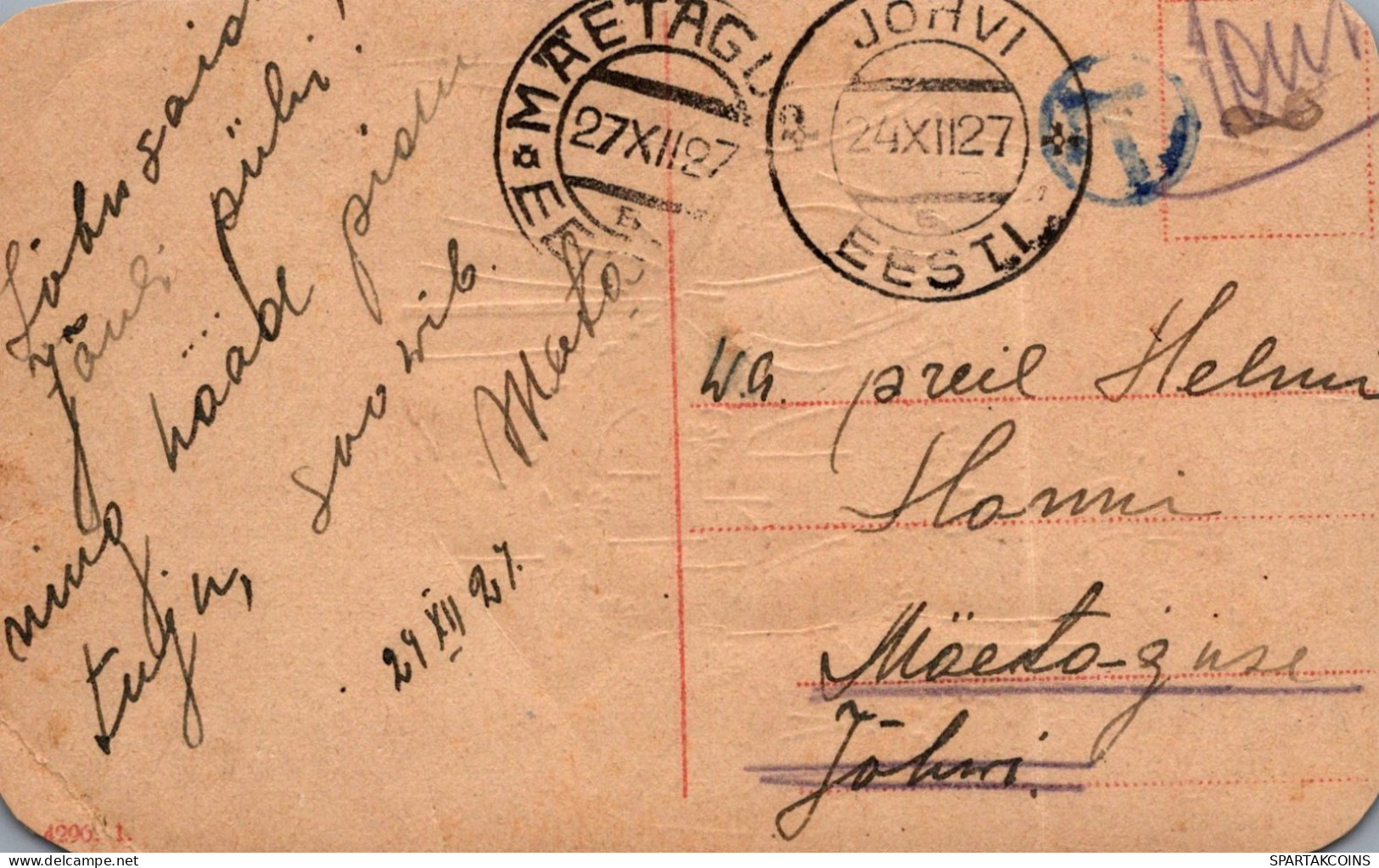 1910 ÁNGEL NAVIDAD Vintage Antiguo Tarjeta Postal CPA #PAG689.A - Anges