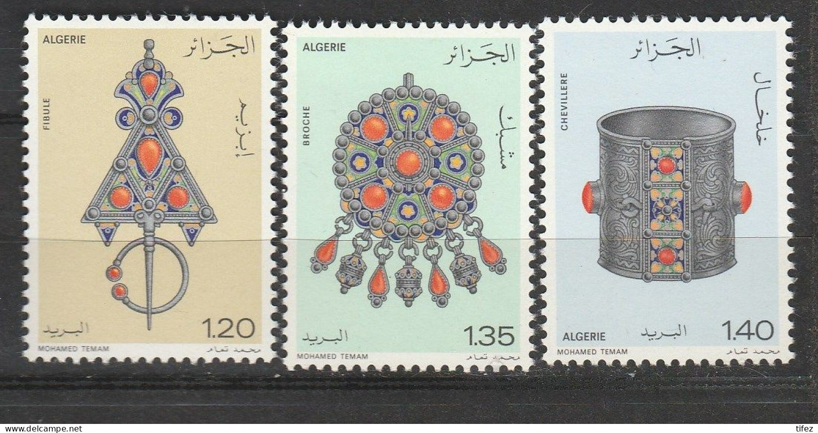 Année 1978-N°693/695 Neuf**MNH : Bijoux Divers - Algeria (1962-...)