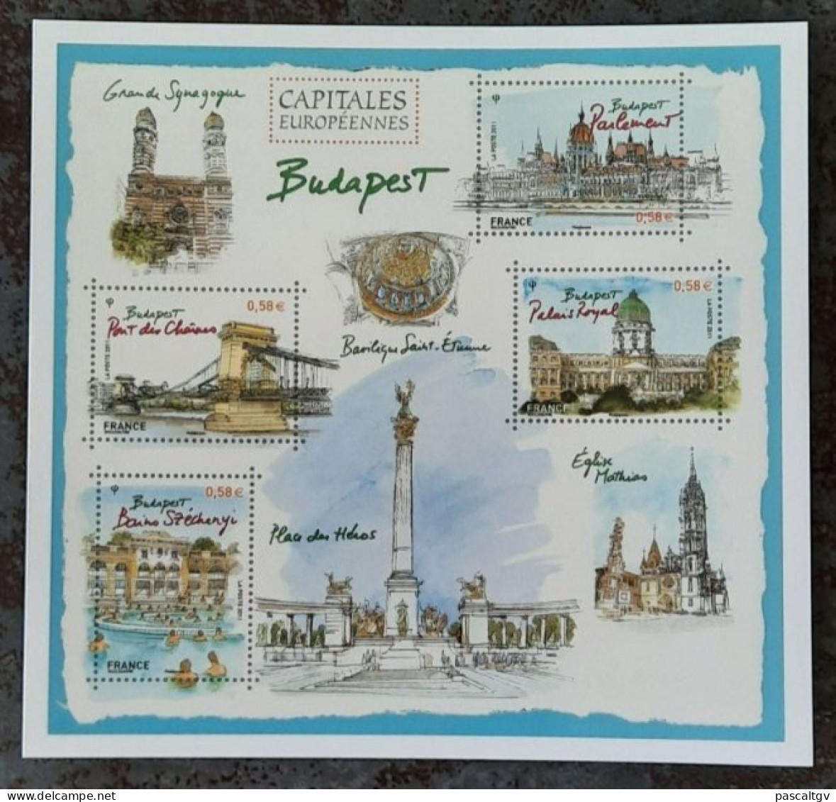 2011 - Entier Postal International - 20gr (1,96 Euro) - ** BUDAPEST Capitale Européenne ** - 4538 - LUXE - - Documents Of Postal Services