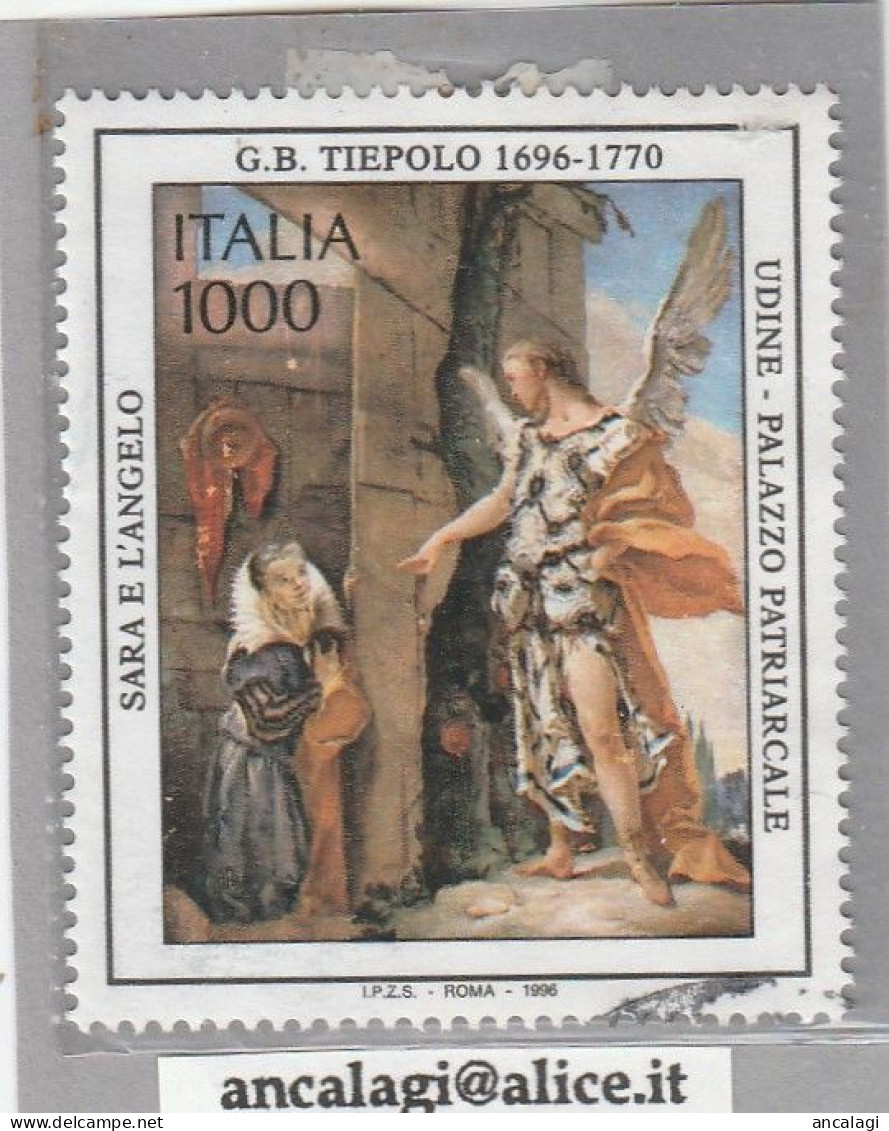 USATI ITALIA 1996 - Ref.0735 "GIAMBATTISTA TIEPOLO" 1 Val. - - 1991-00: Oblitérés