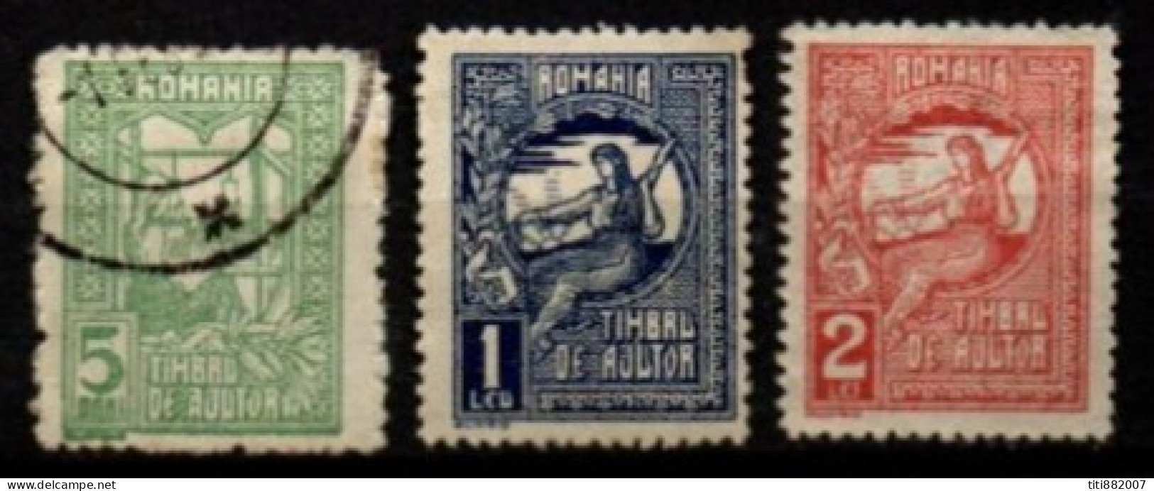 ROUMANIE   -  1916  . Y&T N° 237 - 243 * -  245  Oblitérés. - Used Stamps