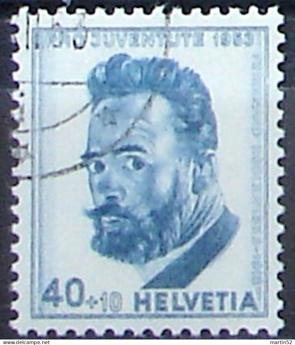 Schweiz Suisse 1953: Ferdinand Hodler (1853-1918) Zu WI152 Mi 592 Yv 543 Mit ET-⊙ CHAMBÉSY 1.XII.53 (Zumstein CHF 13.00) - Oblitérés