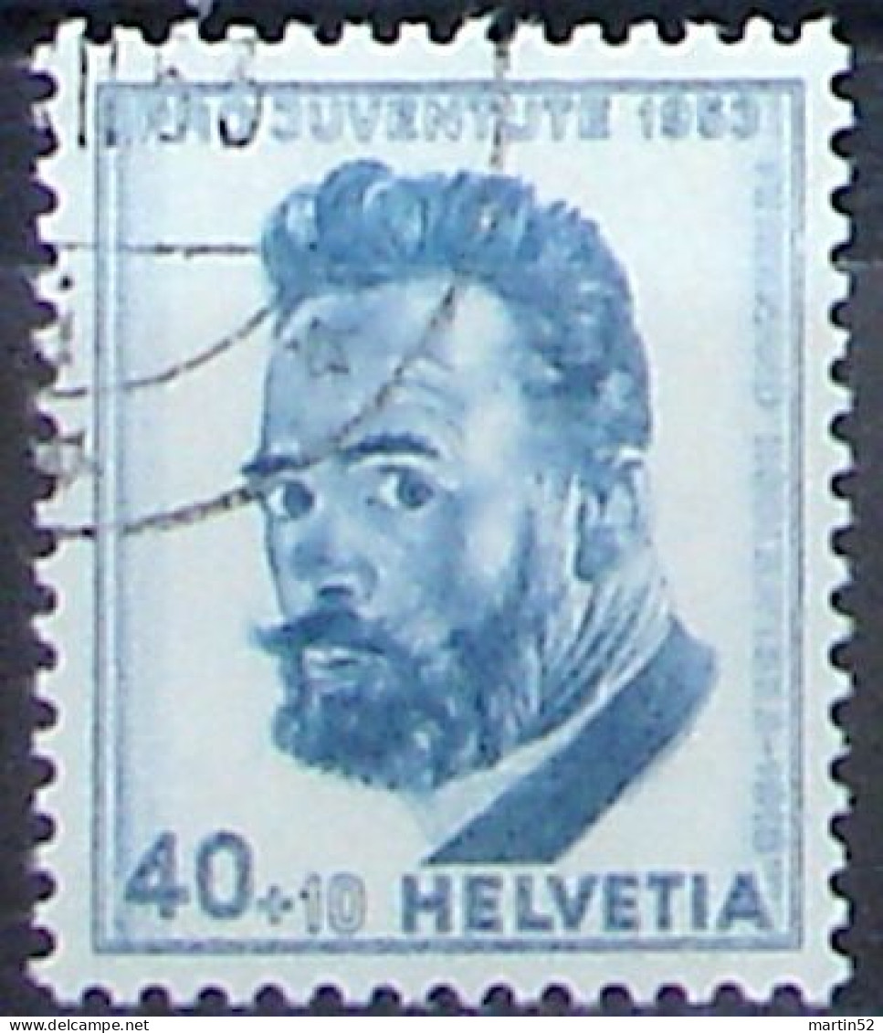 Schweiz Suisse 1953: Ferdinand Hodler (1853-1918) Zu WI152 Mi 592 Yv 543 Mit ET-⊙ CHAMBÉSY 1.XII.53 (Zumstein CHF 13.00) - Used Stamps