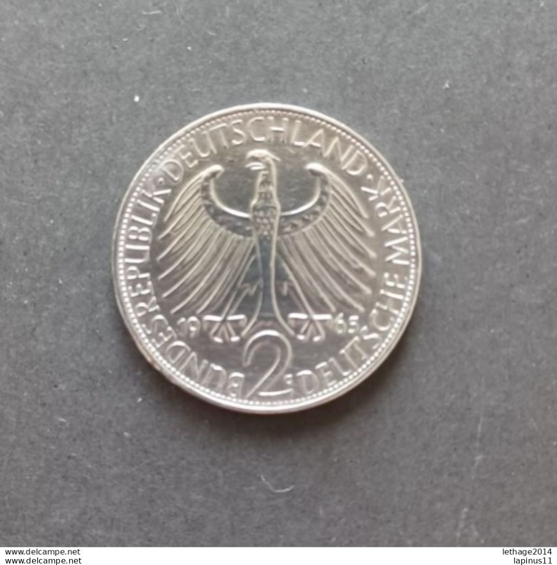 COIN GERMANIA 2 MARCHI 1965 C - 2 Pfennig