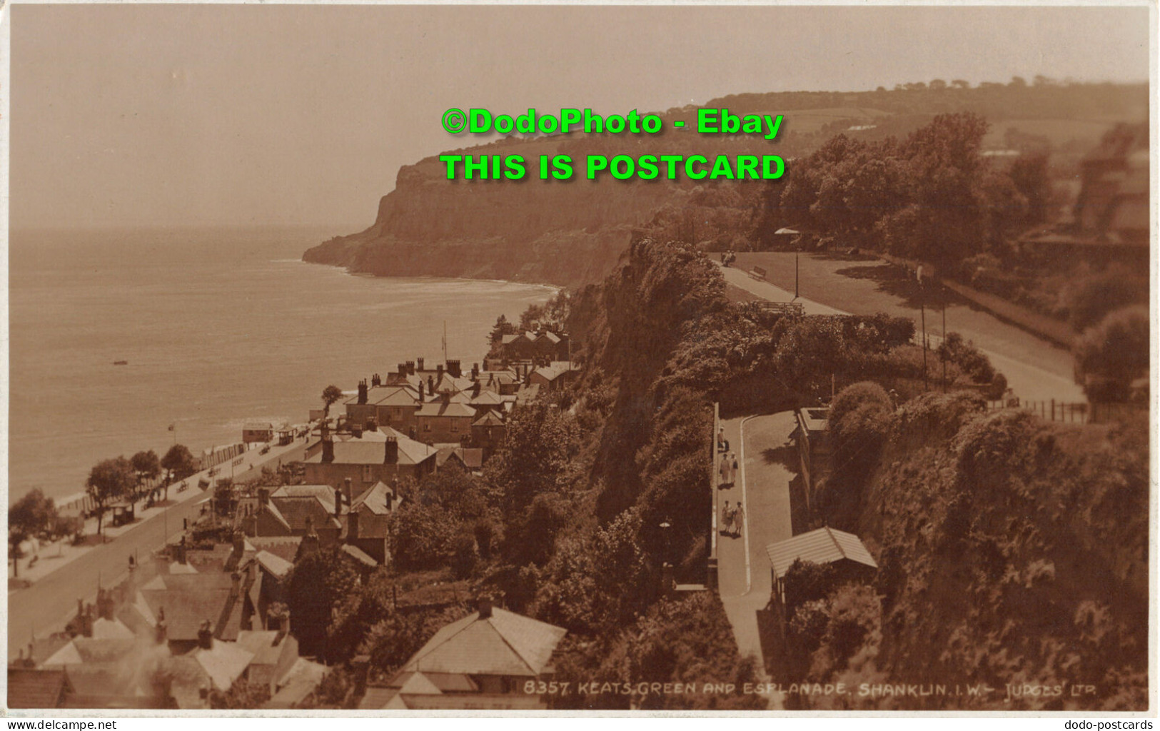 R393890 8357. Keats Green And Esplanade. Shanklin. I. W. Judges. 1929 - World