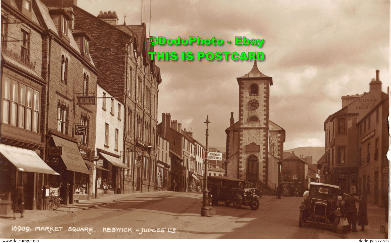 R393894 16909. Market Square. Keswick. Judges - World