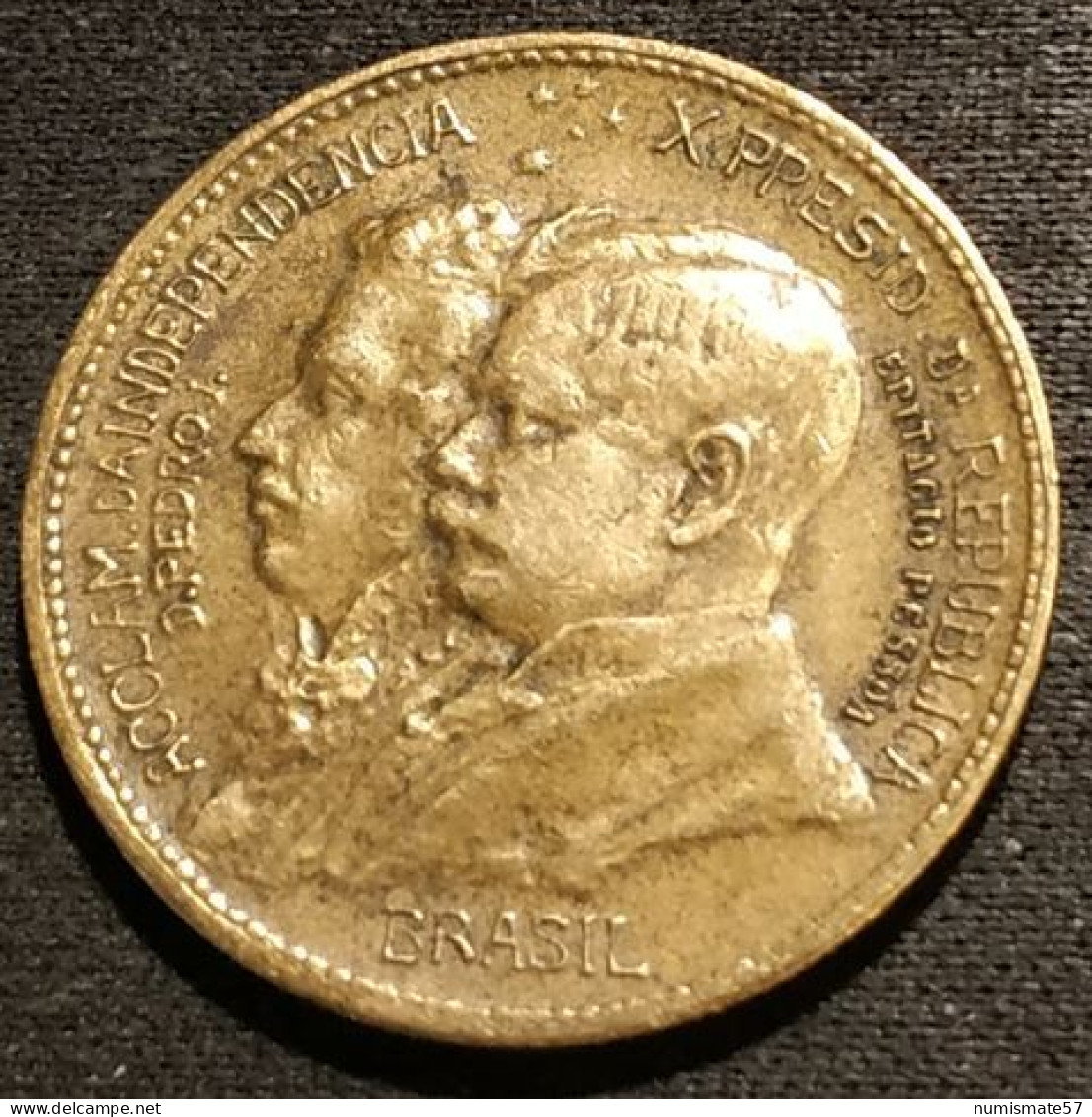 BRESIL - 500 REIS 1922 - Centenaire De L'indépendance - KM 521 - Brasil - Brazil