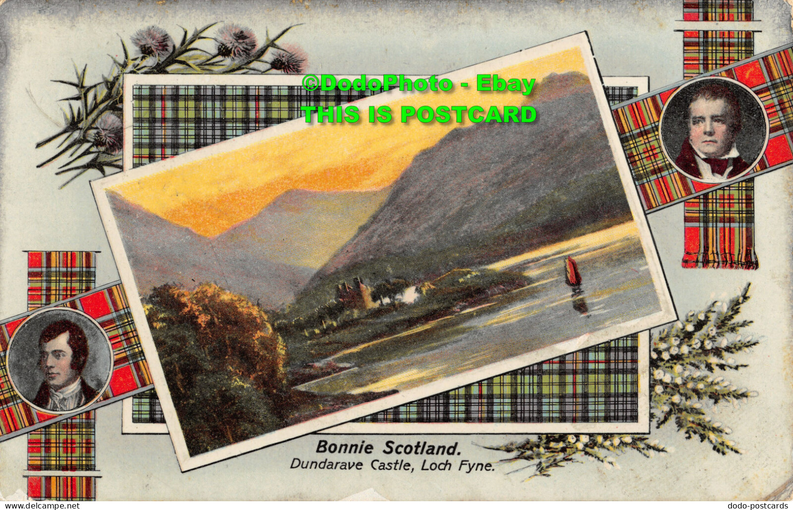 R393903 Bonnie Scotland. Dundarave Castle. Loch Fyne. 1910 - World