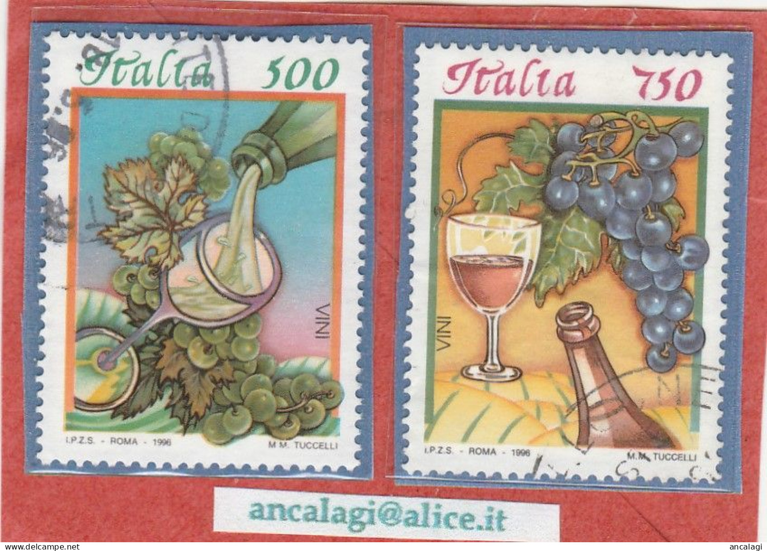 USATI ITALIA 1996 - Ref.0736 "CIBI ITALIANI" Serie Di 2 Val. - - 1991-00: Used