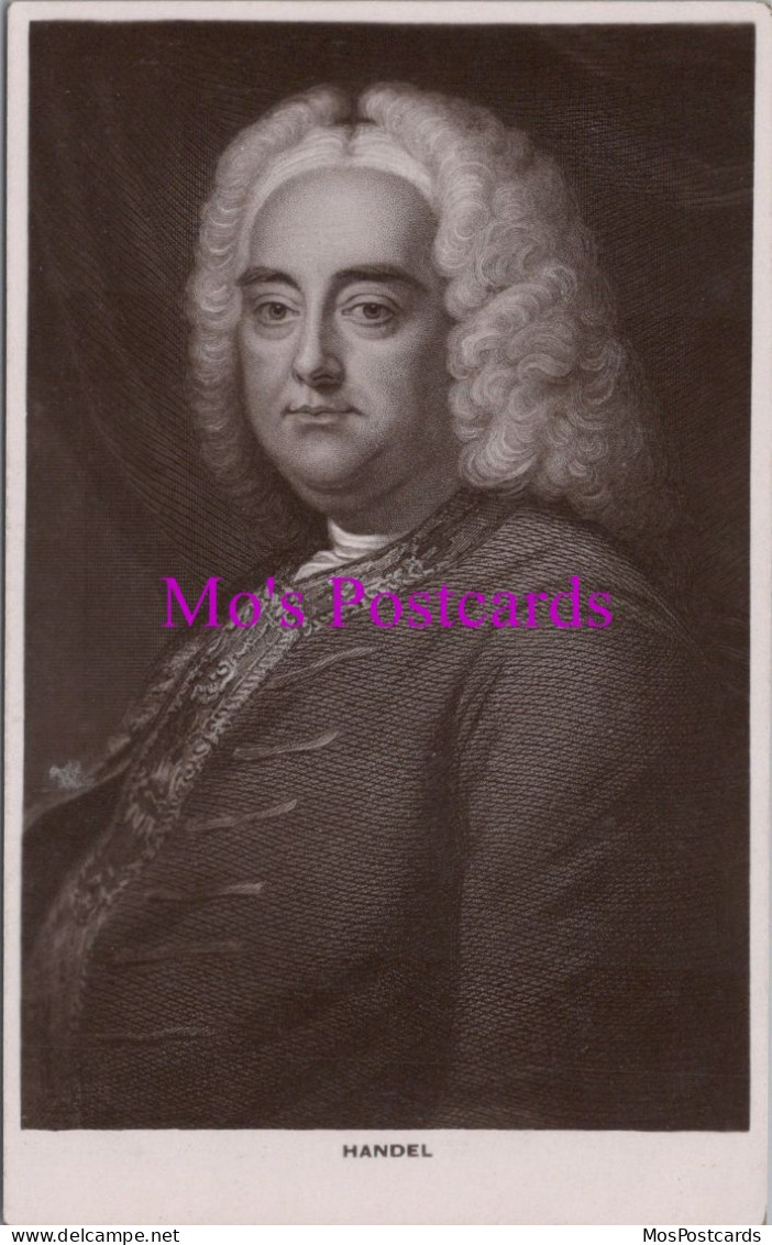 Music Postcard - Composer George Frideric Handel  DZ76 - Music And Musicians