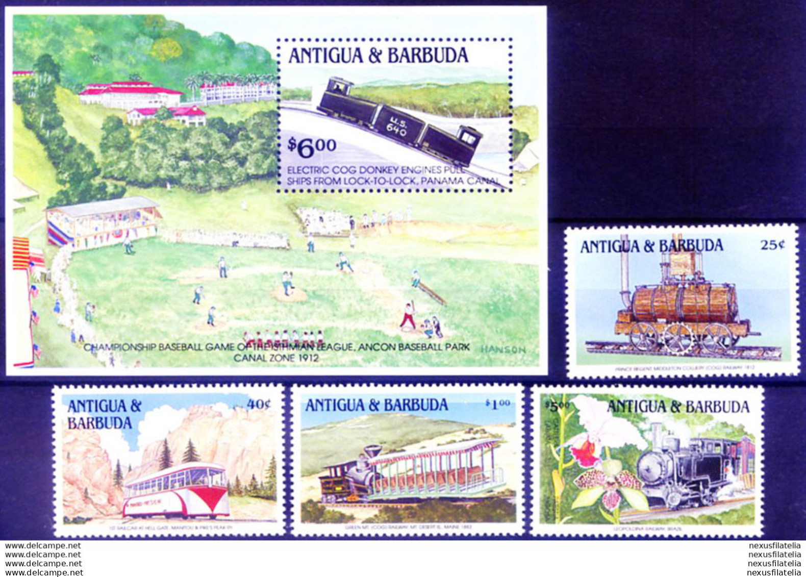 Treni 1991. - Antigua Y Barbuda (1981-...)