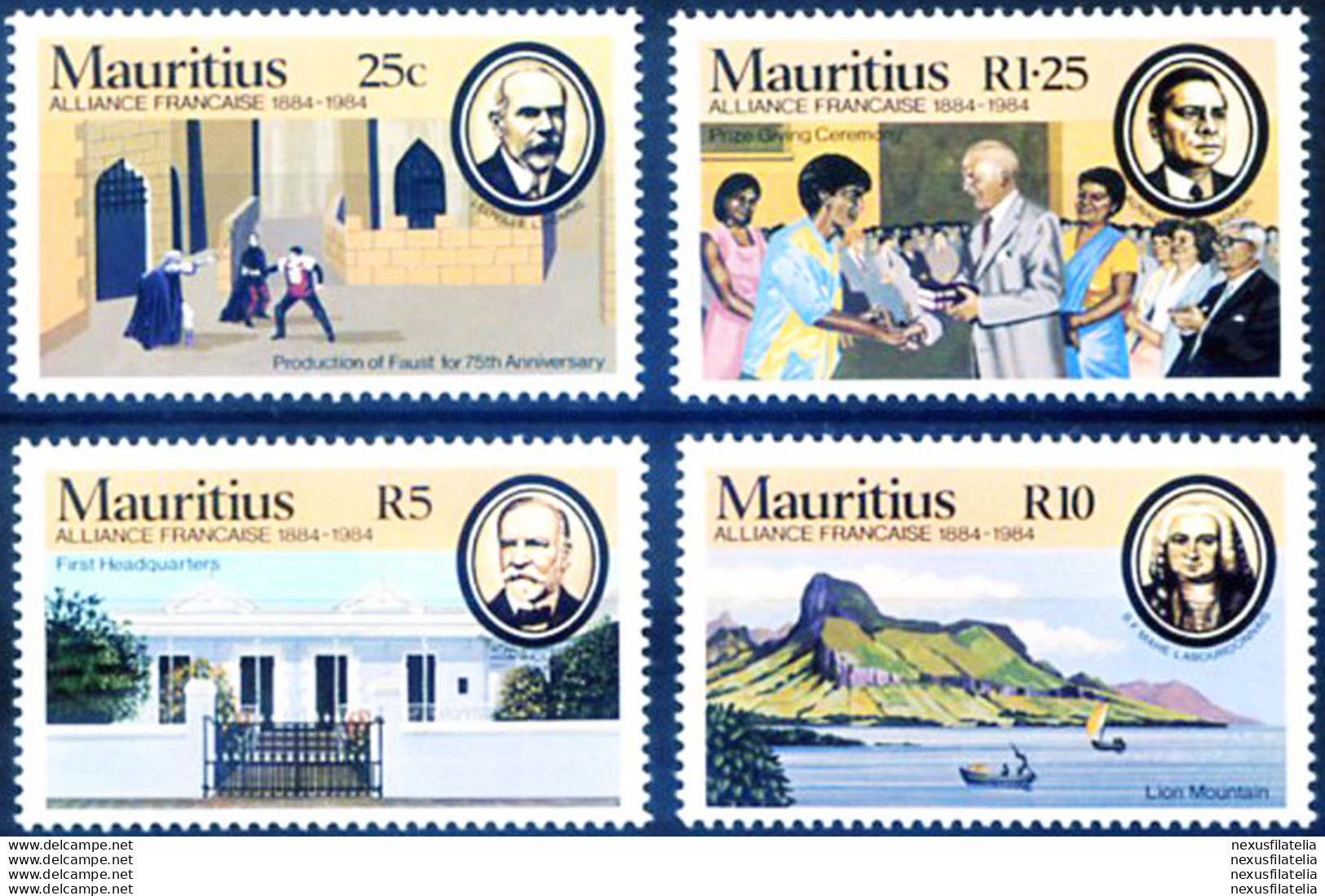 "Alleanza Francese" 1984. - Mauritius (1968-...)