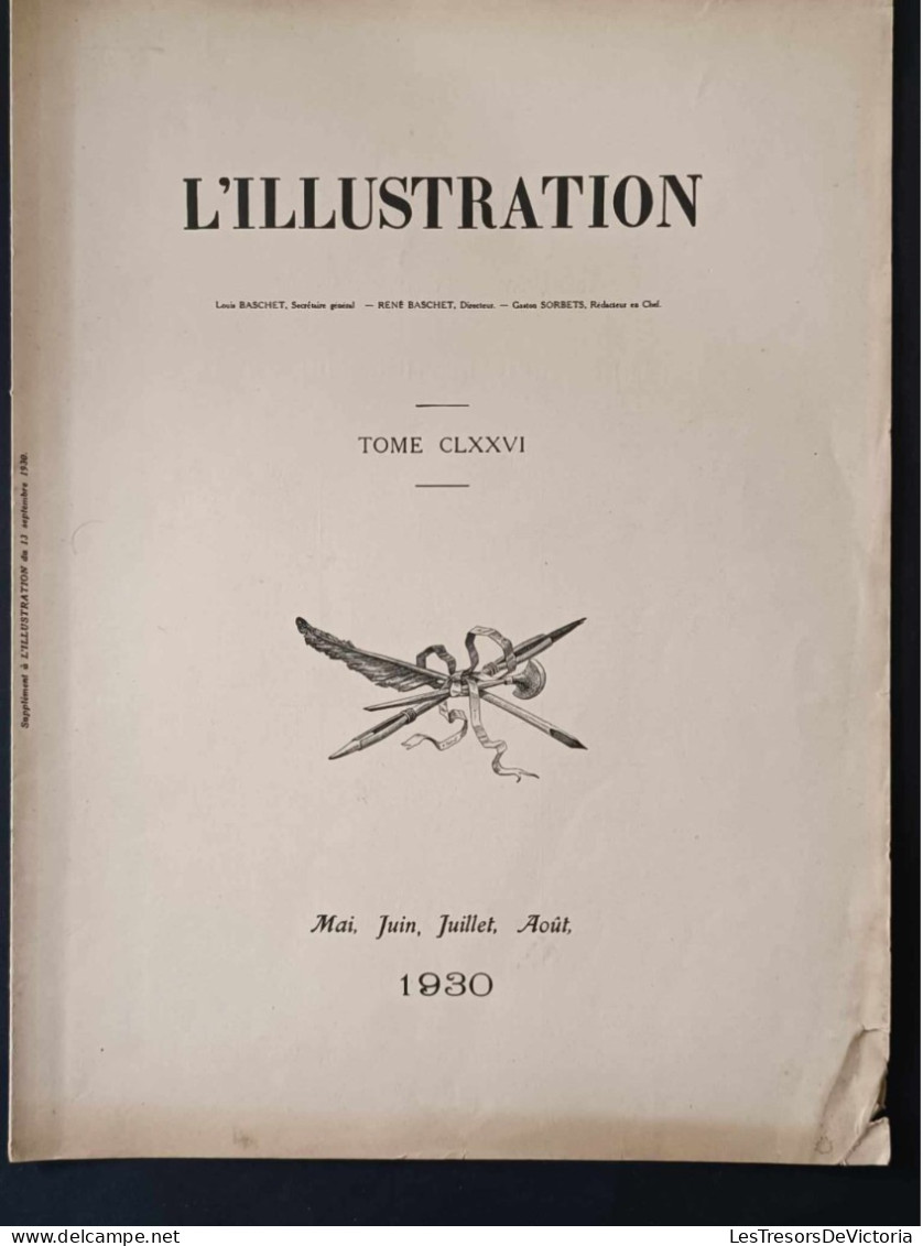 L'illustration - Tome CLXXVI - Mai, Juin, Juillet, Aout 1930 - 1900 - 1949