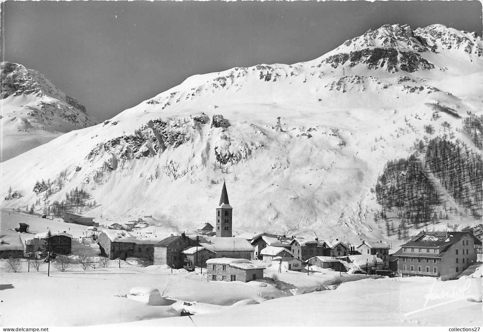 73-VAL-D'ISERE- VUE GENERALE BELLEVARDE ET LE CHARVET - Val D'Isere