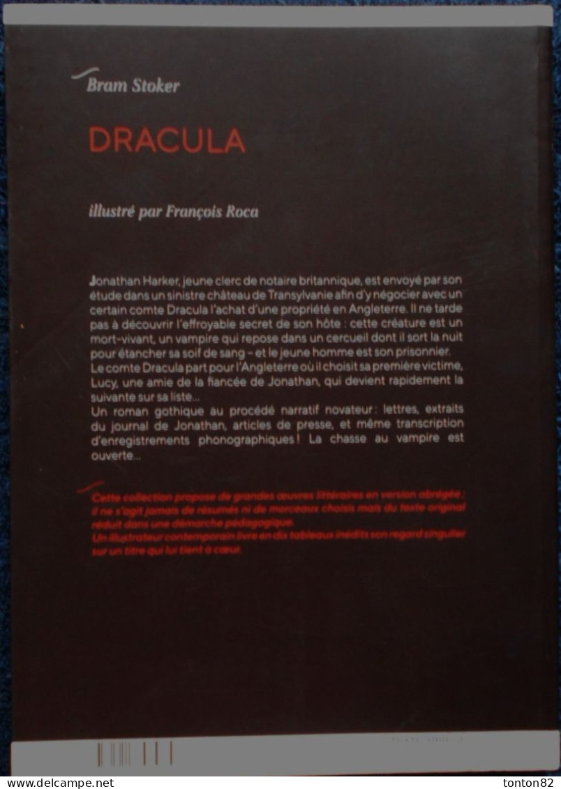 Bram Stoker - DRACULA - " Illustres Classiques " L'école Des Loisirs - ( 2020 ) . - Fantastici