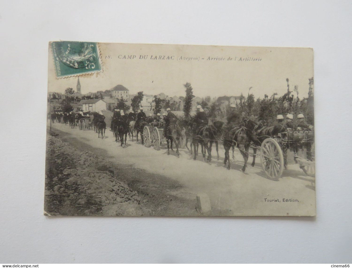 18. CAMP DU LARZAC  (Aveyron) - Arrivée De L'Artillerie - Maniobras