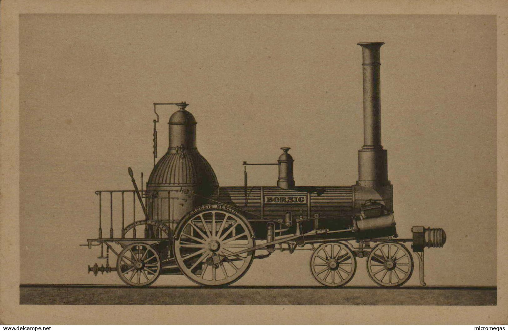 A. Borsig-Berlin-Tegel - 2 A 1 Lokomotive Geliefert 1841 An Die Berlin-Anhaltische Eisenbahn - Eisenbahnen