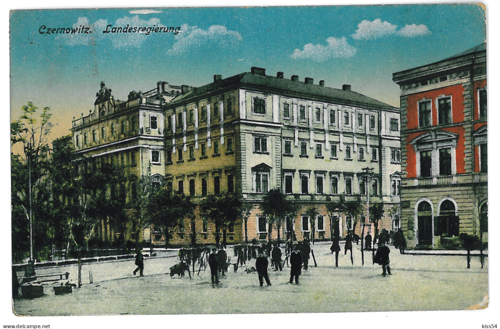 UK 47 - 11277 CZERNOWITZ, Bukowina, Ukraine, Market - Old Postcard - Used - 1918 - Ukraine