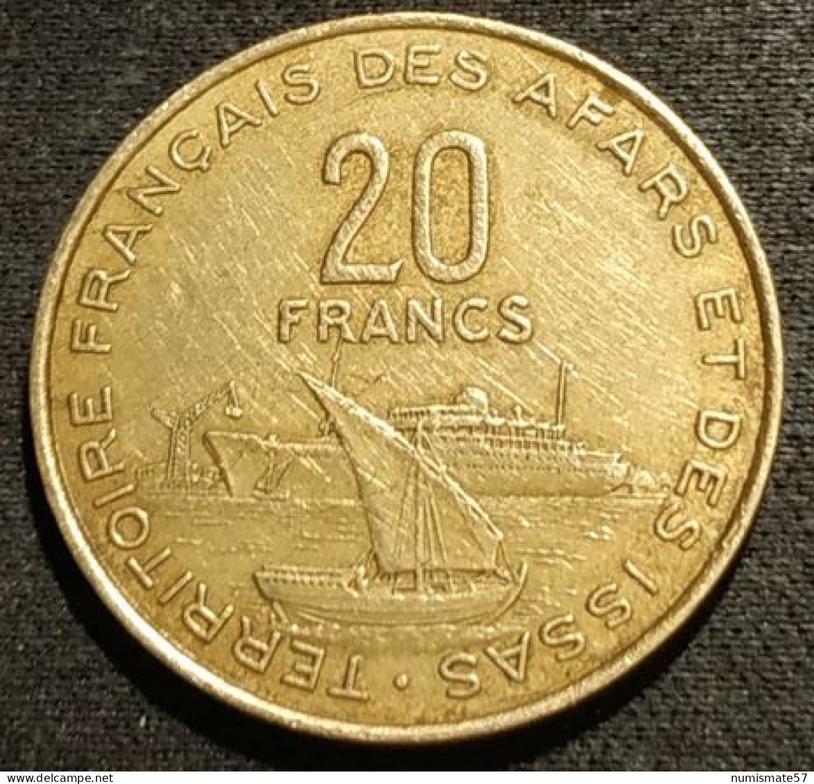 Pas Courant - DJIBOUTI - 20 FRANCS 1975 - KM 15 - TERRITOIRE FRANÇAIS DES AFARS ET DES ISSAS - Djibouti