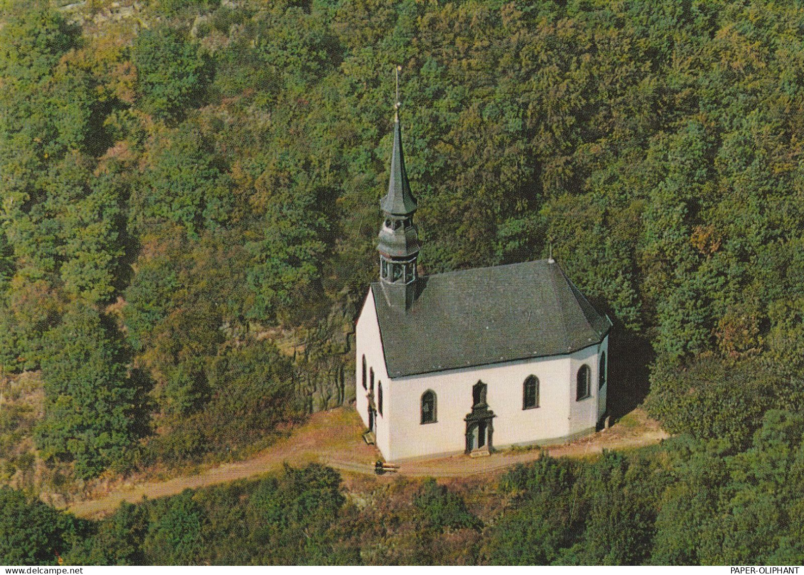 5486 ALTENAHR - AHRBRÜCK - PÜTZFELD, Wallfahrtskapelle Maria Geburt, Luftaufnahme - Bad Neuenahr-Ahrweiler