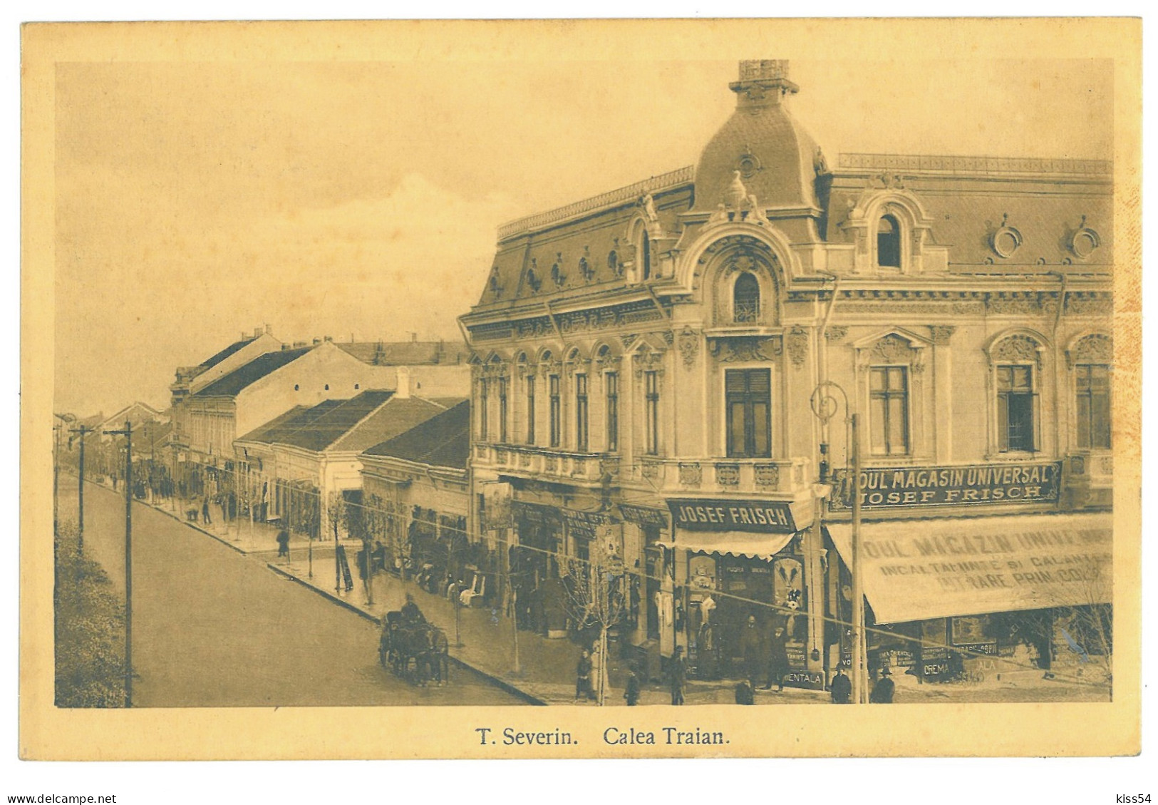 RO 69 - 16392 TURNU SEVERIN, Street Stores, Romania - Old Postcard - Unused - Romania