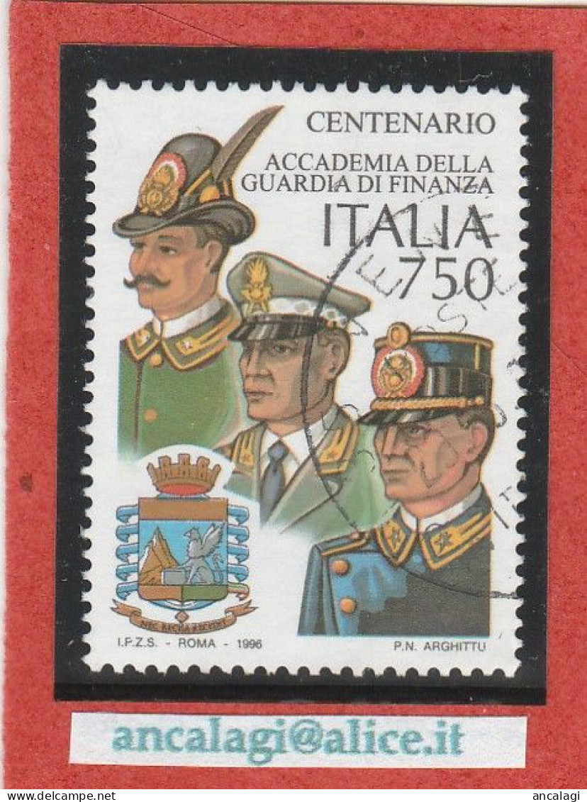 USATI ITALIA 1996 - Ref.0739 "GUARDIA DI FINANZA" 1 Val. - - 1991-00: Oblitérés